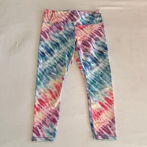 Athleta size medium "Love Proudly" 7/8 tight leggings.  EUC. 24" inseam.
